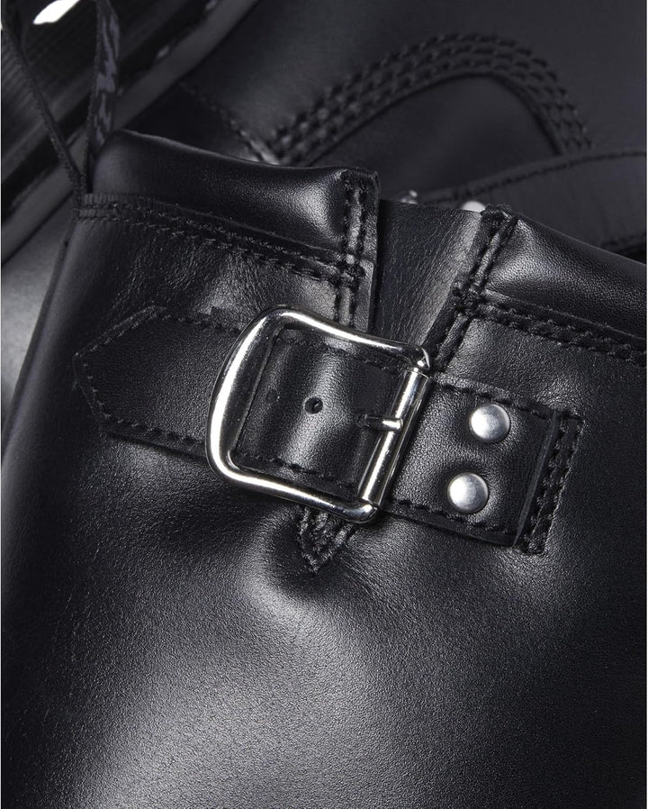 Dr. Martens Unisex-Erwachsene Anistone Hi Motorradstiefel 39 EU Schwarz, 39 EU Schwarz