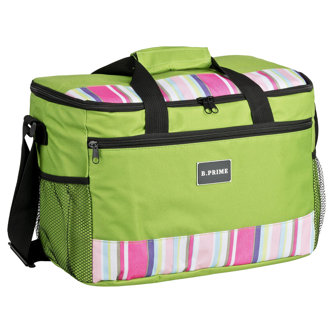 B.PRIME 20L Kühltasche Classic I 36x26x22cm I Isoliertasche I Lunch-Tasche I Kühlbox I Picknick-Tasc
