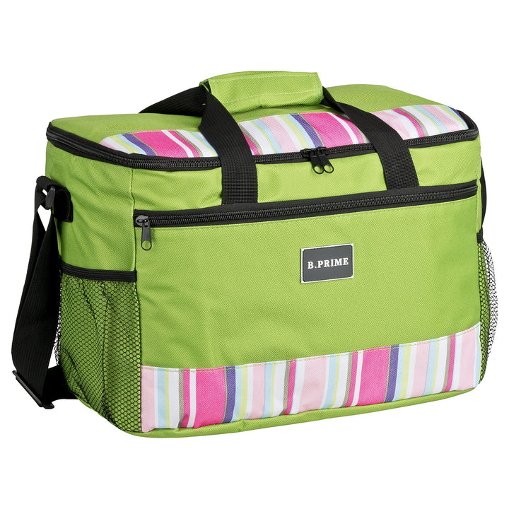 B.PRIME 20L Kühltasche Classic I 36x26x22cm I Isoliertasche I Lunch-Tasche I Kühlbox I Picknick-Tasc