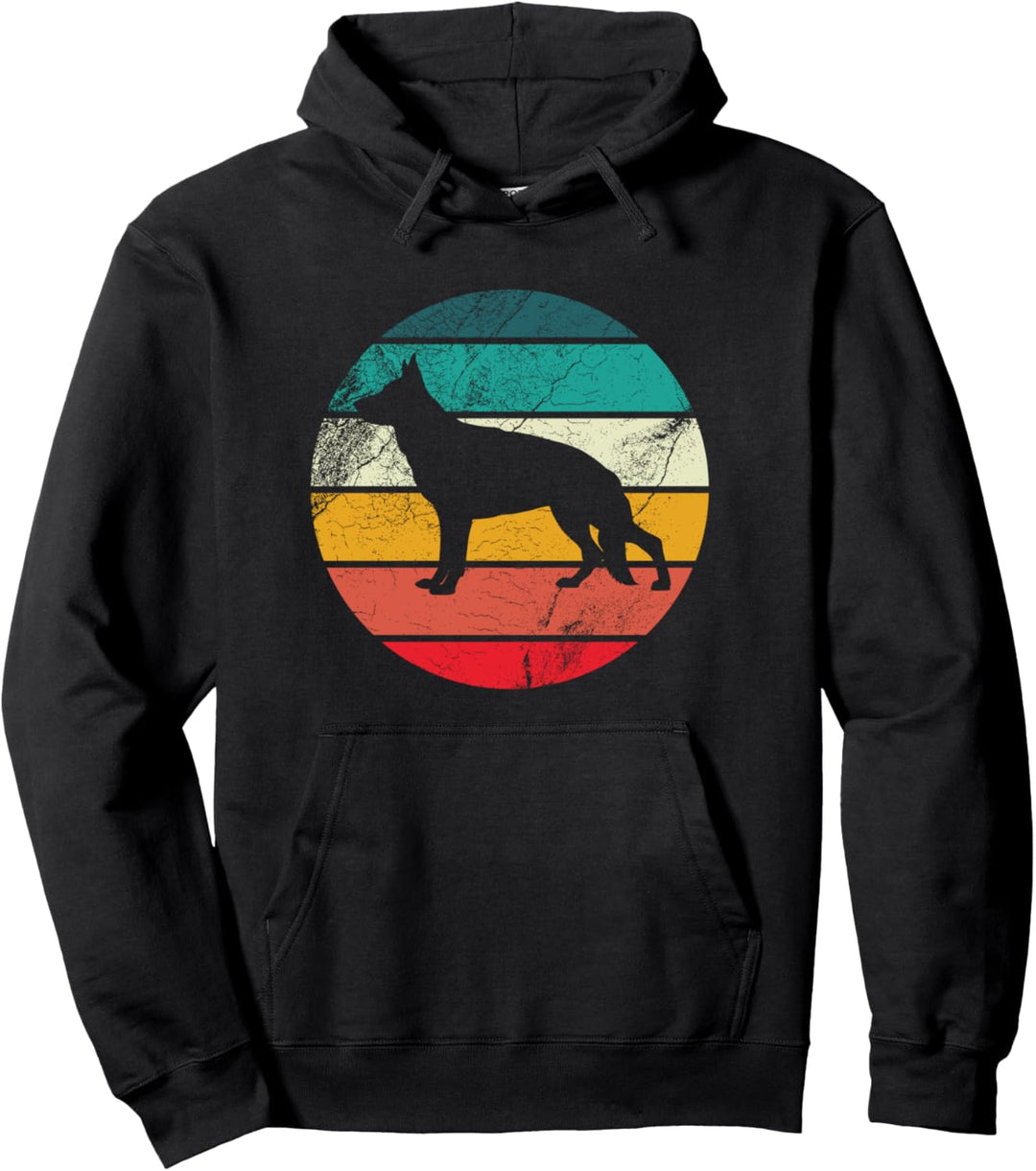 Shepherd Retro Hundebesitzer Vintage Australian German Shepherd Pullover Hoodie