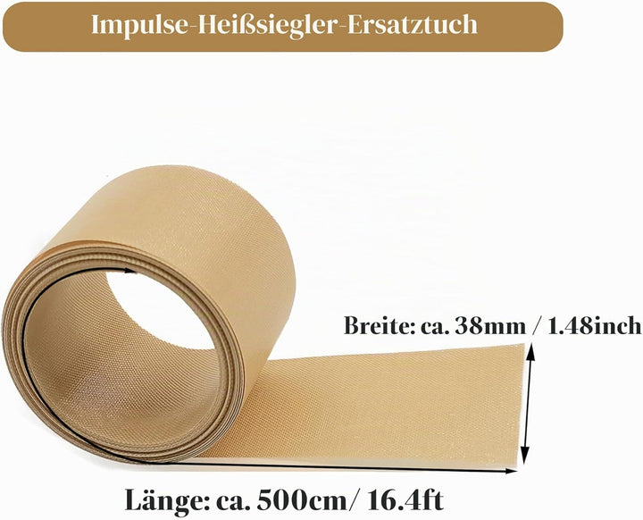 SEELAUGH 10 Stück Heisssiegelgerät Folienschweissgerät Ersatzteile(5mm breit), für die Meisten Manue