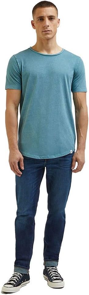 Lee Herren SHAPED TEE T-Shirt M Blau, M Blau