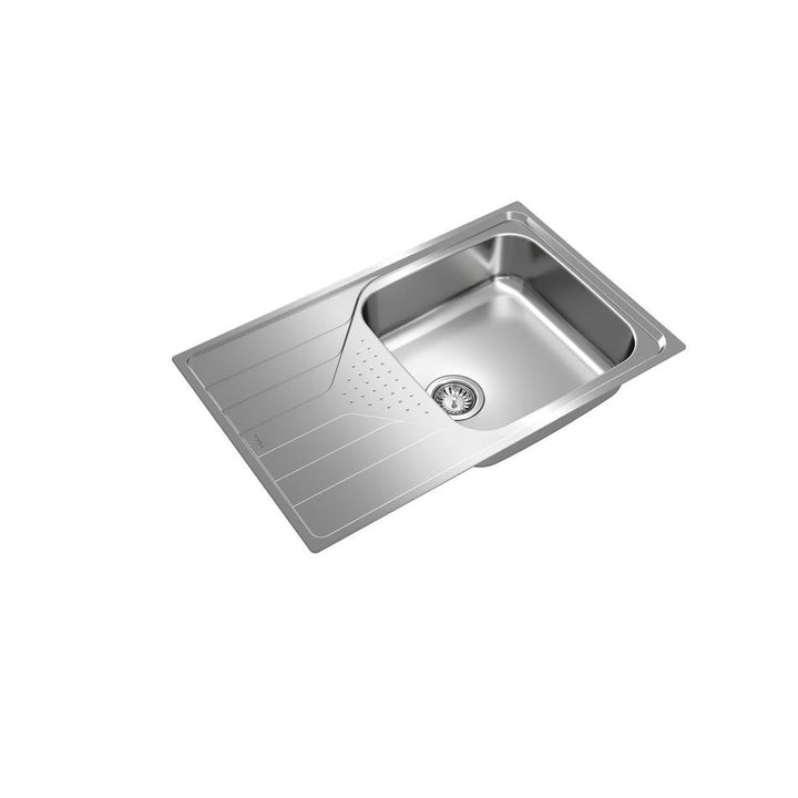 Teka Universe 50 T-XP 1C 1E Max Küchenspüle mit Abtropffläche, Einbauspüle für 50 cm Möbel, Ablaufga