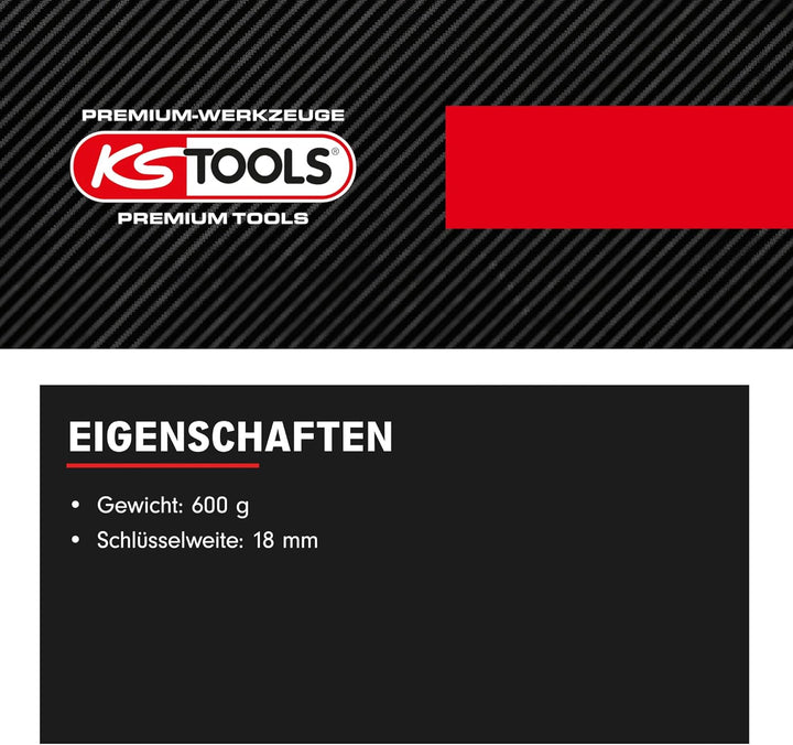 KS Tools Spiralschlauch Druckluft 515.3330 Ø 6mm I 8m langer, elastischer PU-Druckluftschlauch mit d