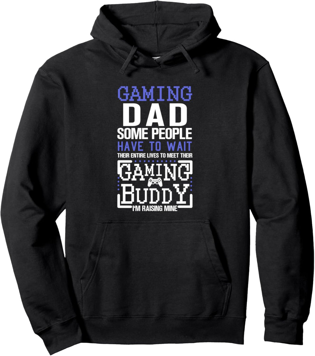 Gaming Dad Funny Father Kid Matching Pullover Hoodie