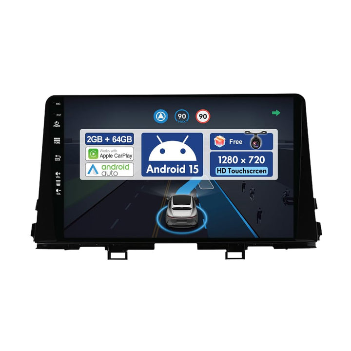 [2G+64G] BXLIYER 9 Zoll Autoradio für KIA Morning Picanto (2017-2020) GPS Navi - Wireless CarPlay An