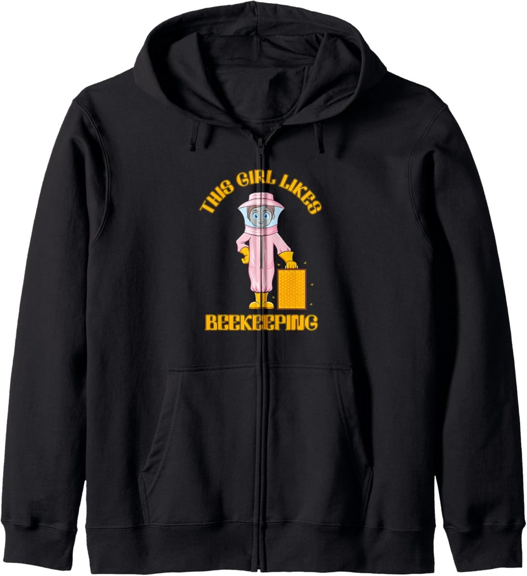 Mädchen mag Imkerei Hobby Imker Honig Kapuzenjacke