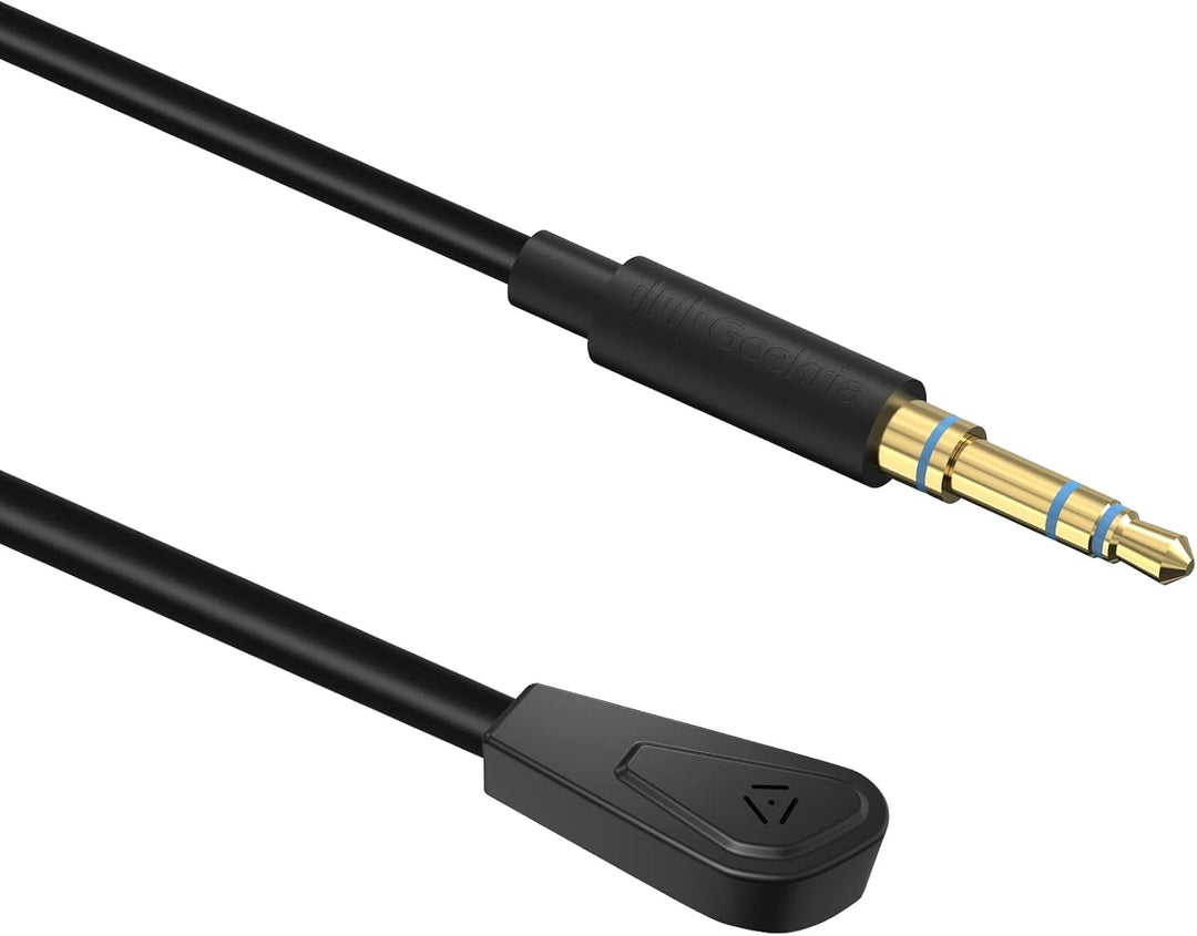 GEEKRIA QuickFit Headset Galgenmikrofon Ersatz 3,5 mm abnehmbares Spielmikrofon kompatibel mit Turtl