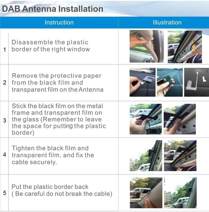 GONFEN DAB+ Digital Box Radio Empfänger Digital Radio Tuner Box mit MCX DAB Antenne Verstärker für A