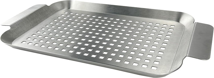 HeRo24 Gourmet BBQ System Wok Set 3-teilig – Gemüse &amp; Fleisch Wokschalen aus Edelstahl – Grillwok/Gr