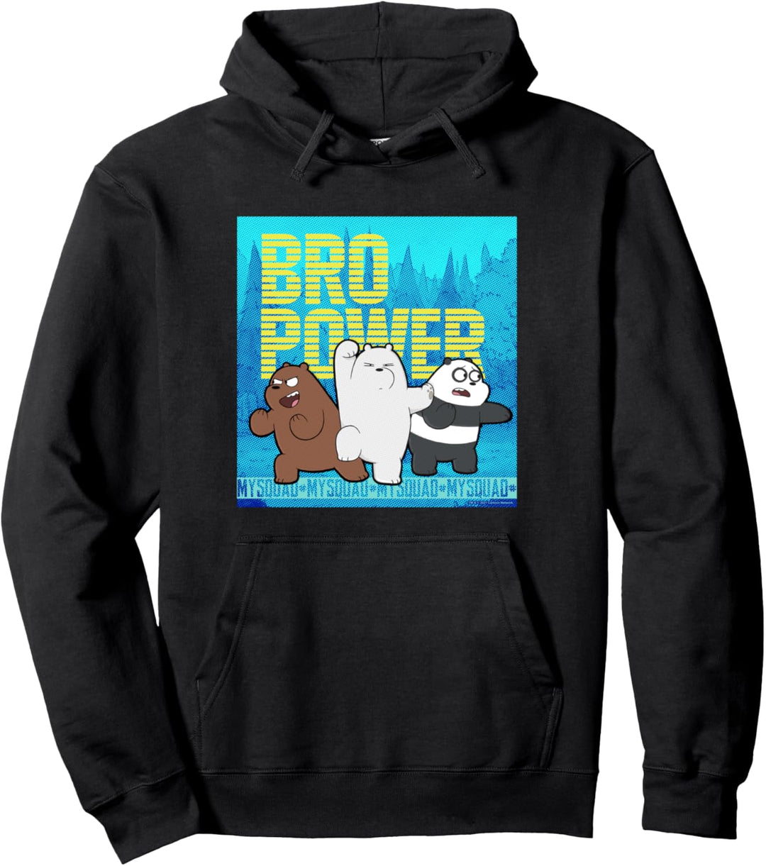We Bare Bears Bro Power Pullover Hoodie