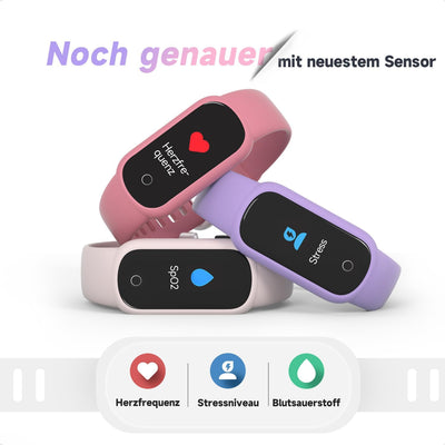 TOOBUR Fitness Tracker mit schrittzähler Fitnessuhr mit Wasserdicht Pulsuhr mit Herzfrequenz Schlaft