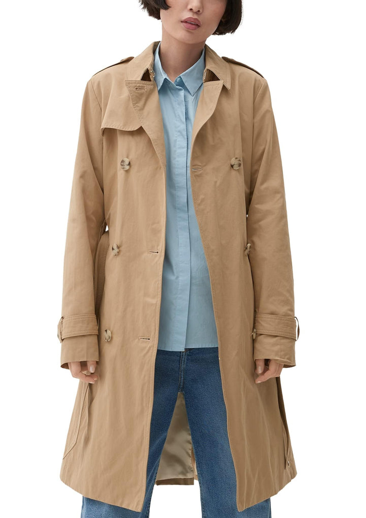 s.Oliver Damen Trenchcoat 40 Brown, 40 Brown