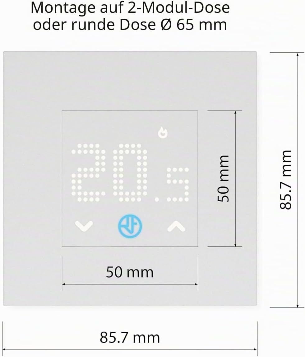 finder Einbau-Thermostat 110…230 V AC, Typ 1T.T1
