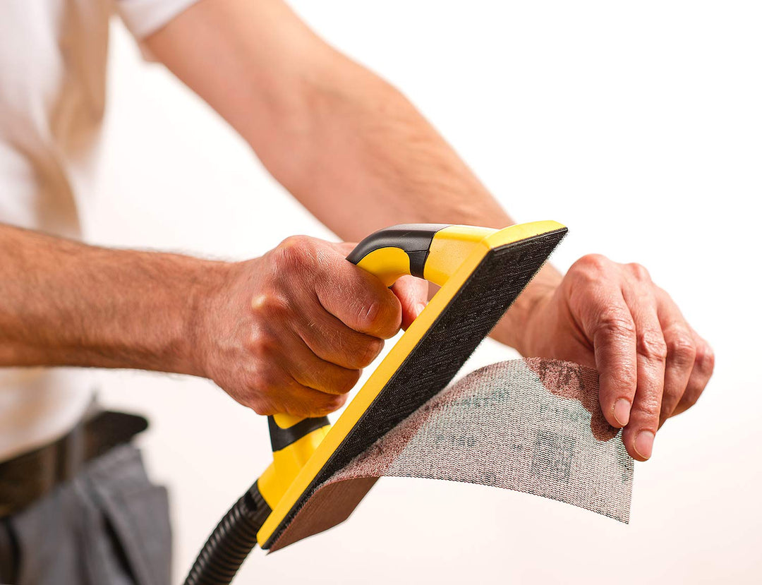 Mirka Handy Handschleifer Starter-Kit I Schleifklotz-Set mit Absaugung inkl 4m Absaugschlauch und 5