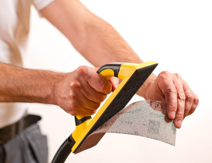 Mirka Handy Handschleifer Starter-Kit I Schleifklotz-Set mit Absaugung inkl 4m Absaugschlauch und 5