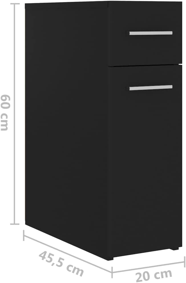 vidaXL Apothekerschrank Nischenschrank Nischenregal Miniregal Schrankchen Küchenschrank Standschrank