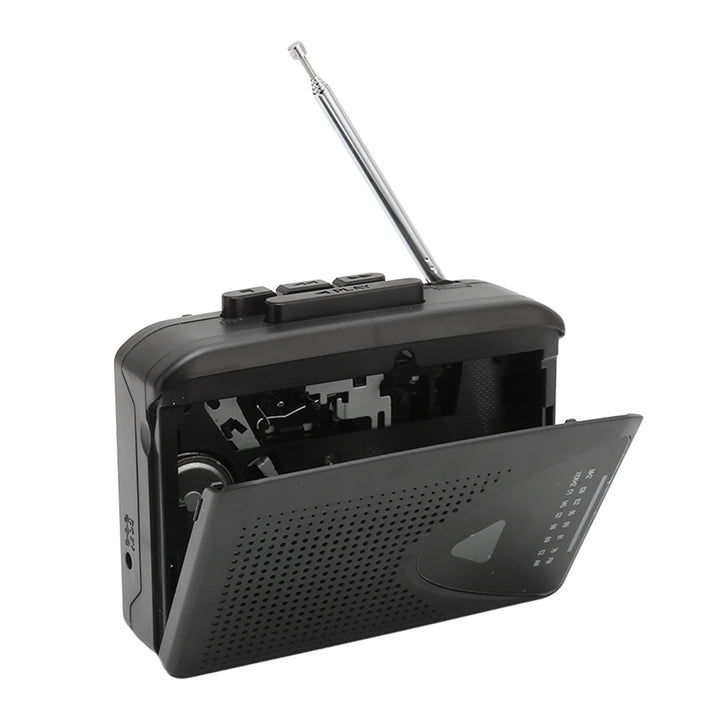 Retro-Kassettenspieler, Tragbarer Kassettenspieler, UKW-AM-Radioempfang, 2 AA-Batterien oder USB-Net
