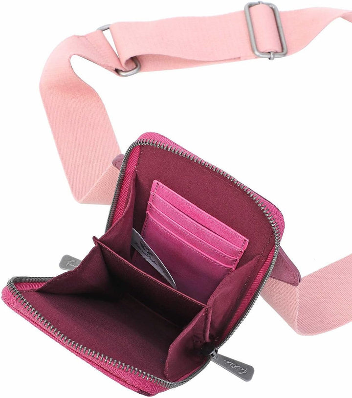 Fritzi aus Preussen Izzy08 Jozy Canvas Handytasche 11 cm Canvas Zebra Pink, Canvas Zebra Pink