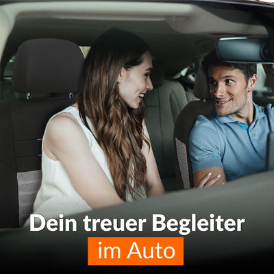 Upgrade4cars Auto-Sitzbezüge Vordersitze Grau Schwarz | Auto-Sitzbezug Set Universal | Auto-Schonbez