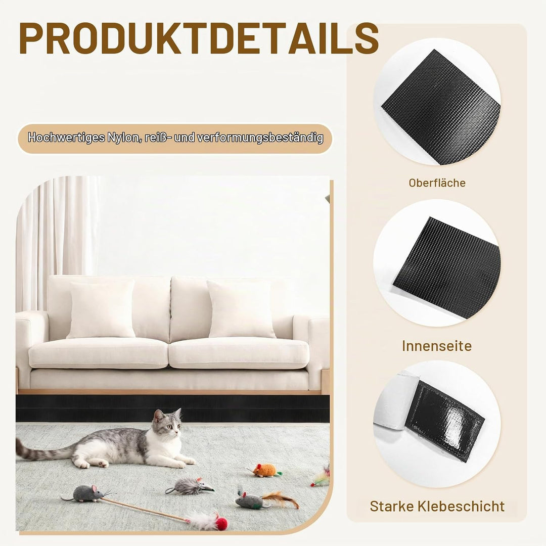 Spielzeugblocker Couch für Haustiere, Couch Spielzeug Blocker 6mx5cm Couch Stopper Sofaschutz Katze