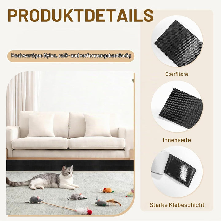 Spielzeugblocker Couch für Haustiere, Couch Spielzeug Blocker 6mx5cm Couch Stopper Sofaschutz Katze