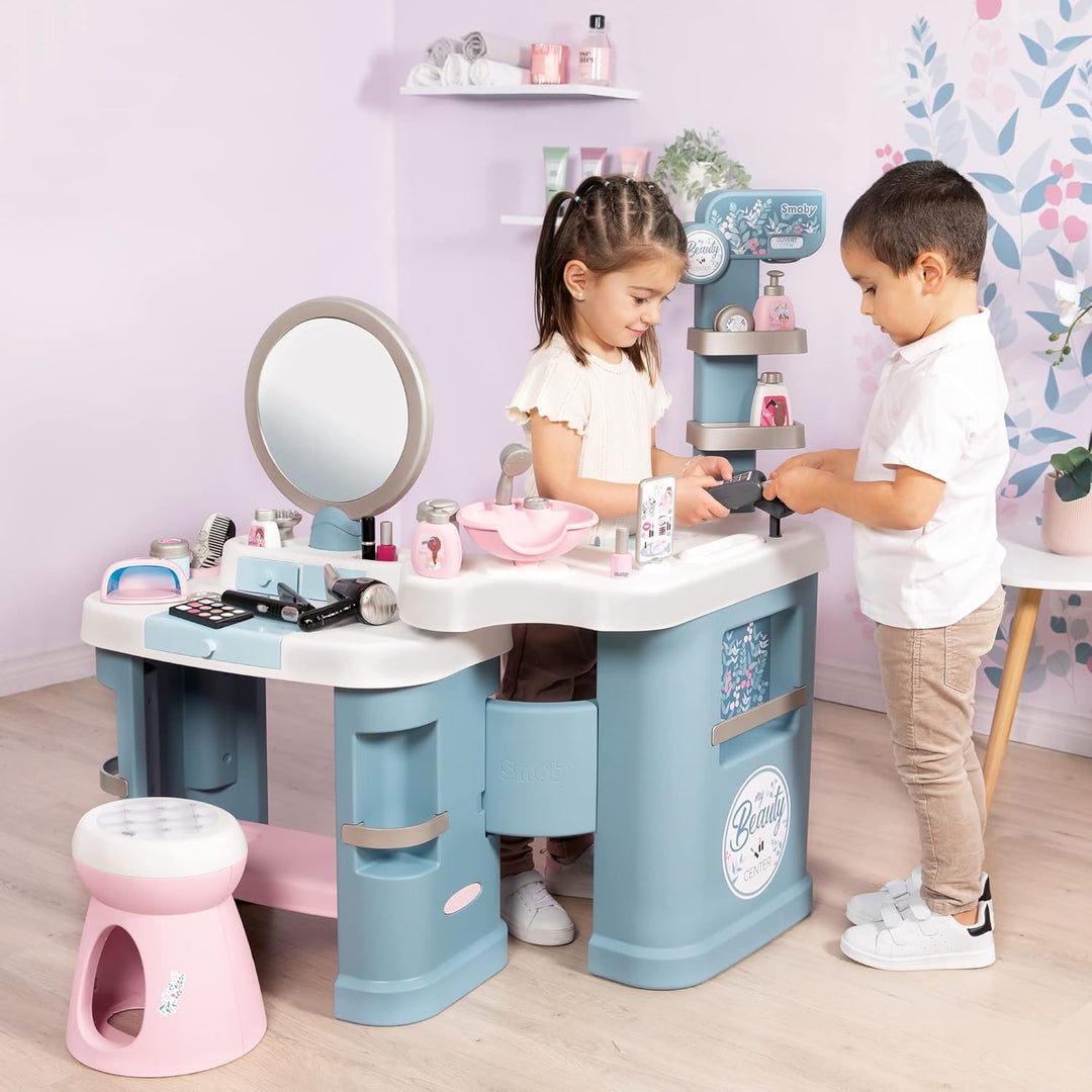 Smoby - My Beauty Center Kosmetikstudio - Schminktisch mit elektronischen und mechanischen Funktione