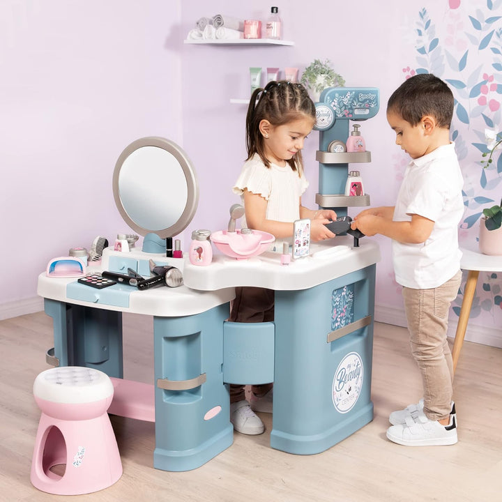 Smoby - My Beauty Center Kosmetikstudio - Schminktisch mit elektronischen und mechanischen Funktione