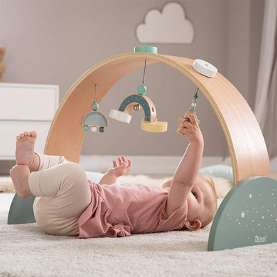 howa Spielbogen Baby Gym Spieltrapez aus Holz Space 6019