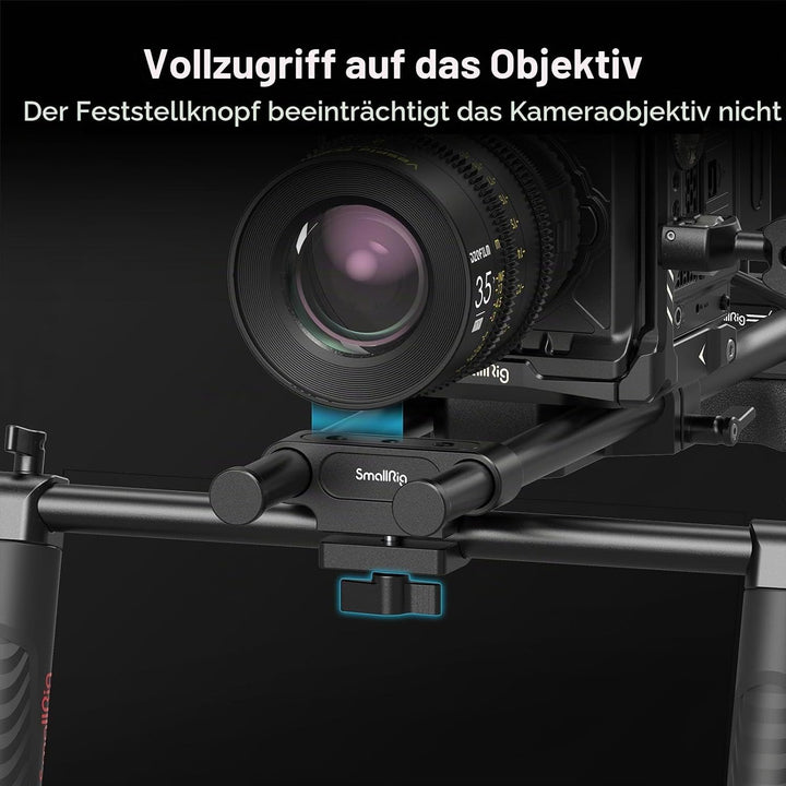 SMALLRIG Camera Shoulder Rig Basic Schulterset für DSLRs und spiegellose Kamera-Rig, Schulter-Rig mi