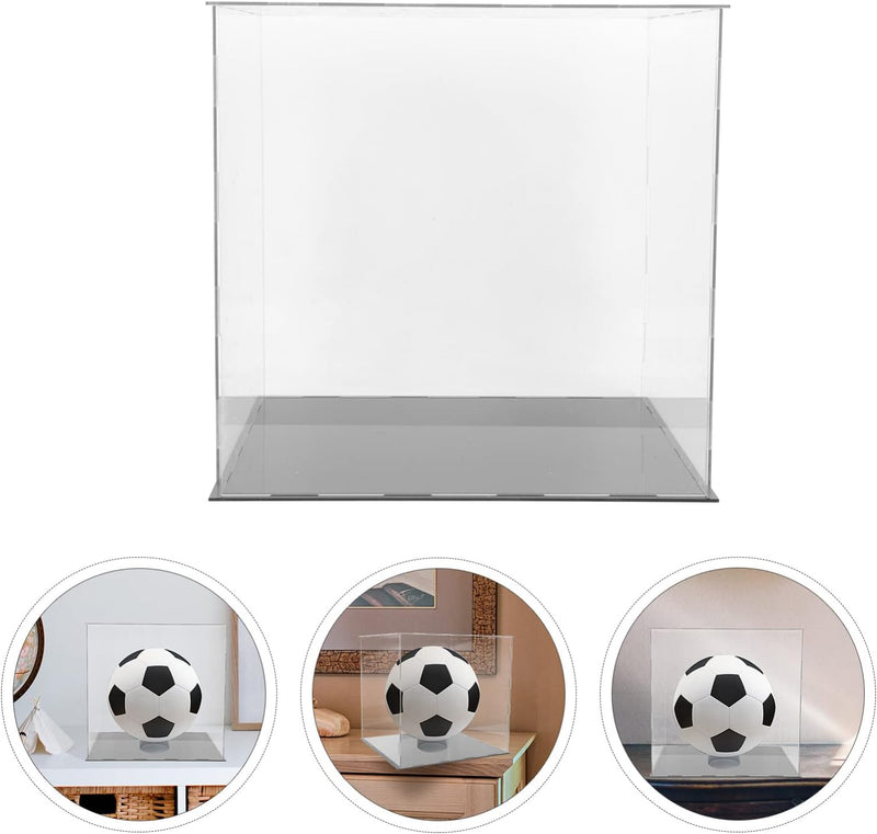 Cabilock Kasten Schaukasten Für Fussball Boxhandschuhs Vitrine Klare Schutzvitrine Transparentes Anz