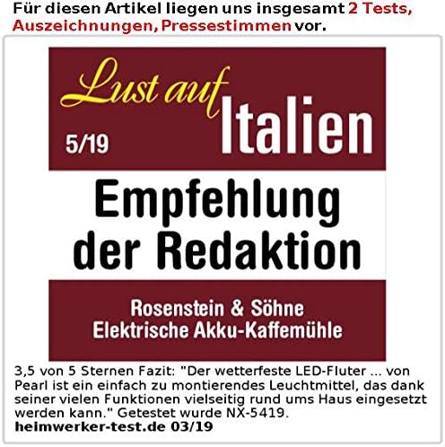 Luminea LED-Fluter Fernbedienung: 2er-Set wetterfeste LED-Fluter, Radar-Bewegungssensor, Fernbed., 1