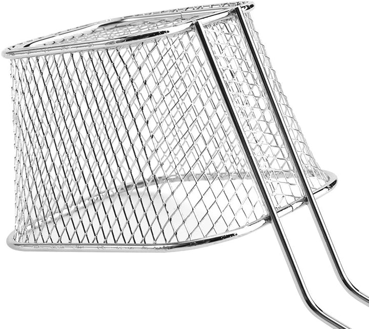 8 Stücke Frittierkorb Mini-Edelstahlchips Frittierkörbe Lebensmittelpräsentation Sieb Kartoffelkochw