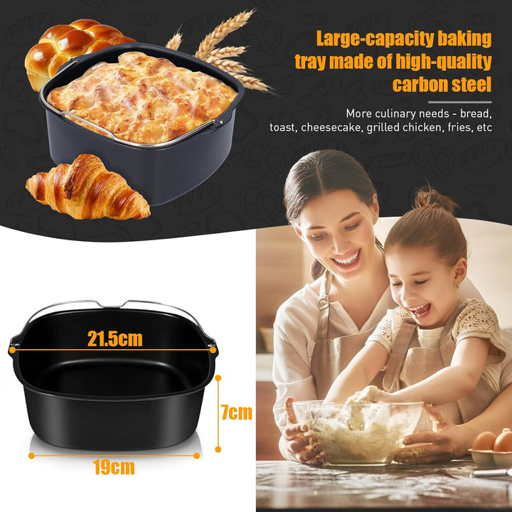 COSORI Heissluftfritteuse Zubehör für Philips XL 6,2L, XXL 7,2L/8,3L, COSORI Turbo Tower Pro 10,8L,