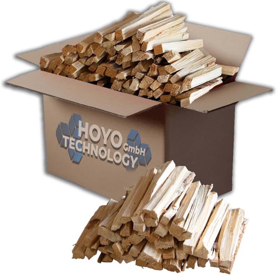 30 Kg Anzündholz Anfeuerholz Anmachholz Birke Brennholz trocken L: 20-33 cm