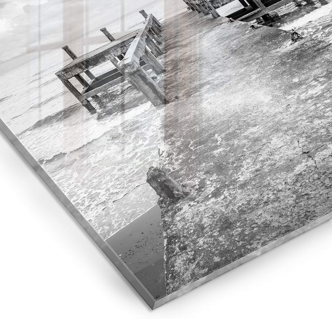 murando Spritzschutz Glas für Küche 80x80 cm Küchenrückwand Küchenspritzschutz Fliesenschutz Glasbil