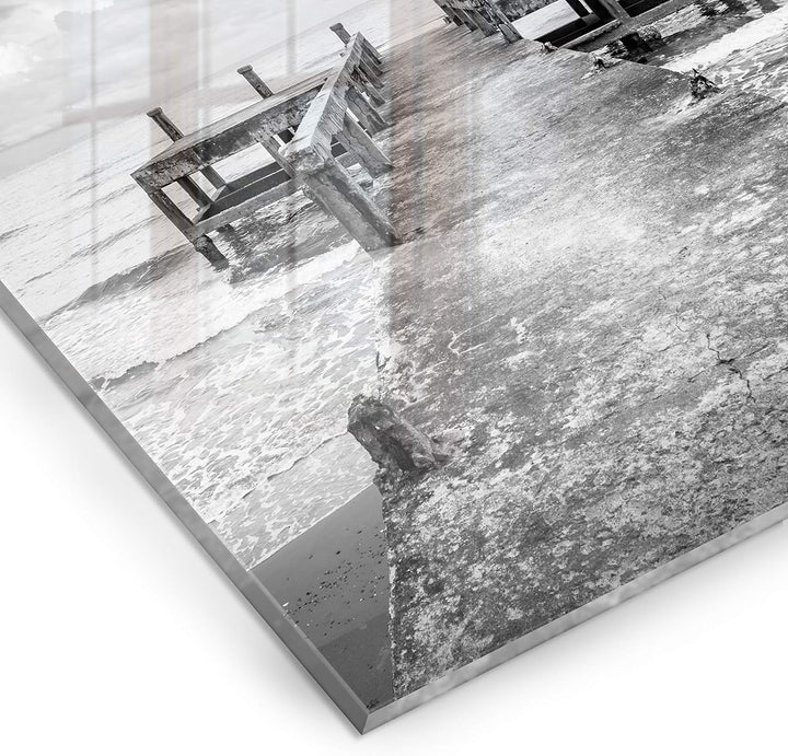 murando Spritzschutz Glas für Küche 80x80 cm Küchenrückwand Küchenspritzschutz Fliesenschutz Glasbil