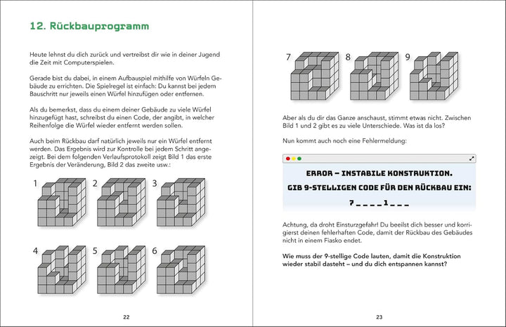Hacked! Das Cybercrime-Rätselbuch: Knacke Codes und überliste Hacker | 100 spannende Rätsel für Erwa