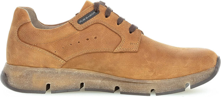 Pius Gabor Herren Sneaker Low, Männer Halbschuhe,Wechselfussbett,Superflex Sohle 41 EU Braun Tobacco