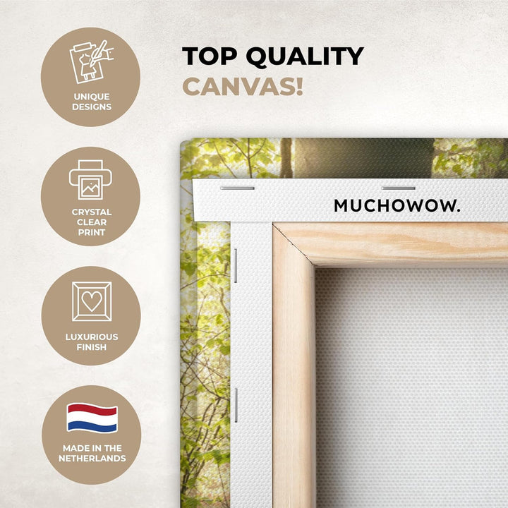 MuchoWow© Bilder Gross 120x80 cm XXL Wohnzimmer Deko Modern Wandbild Foto auf Leinwand Bild Schlafzi