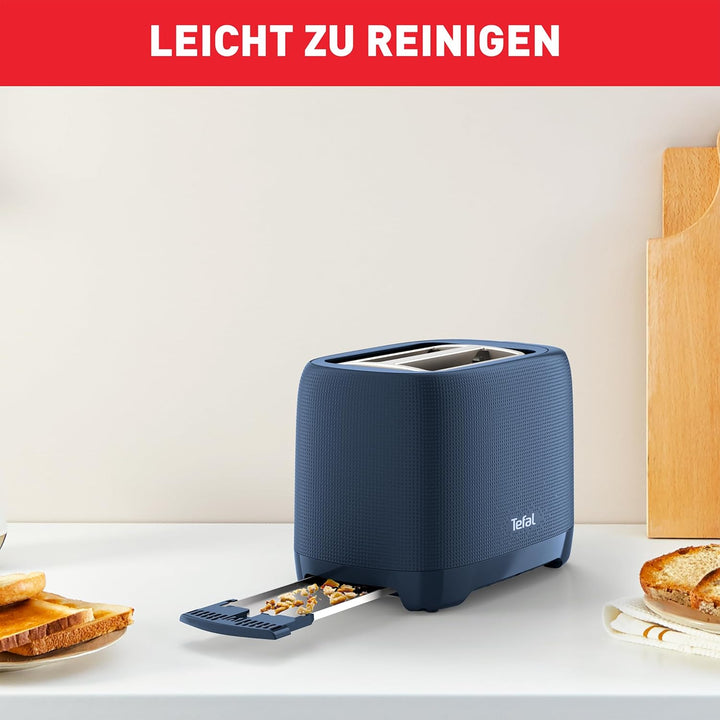Tefal TT2M14 Morning Toaster | Doppelschlitz | elegantes Design | Brötchenaufsatz zum Aufwärmen | 7