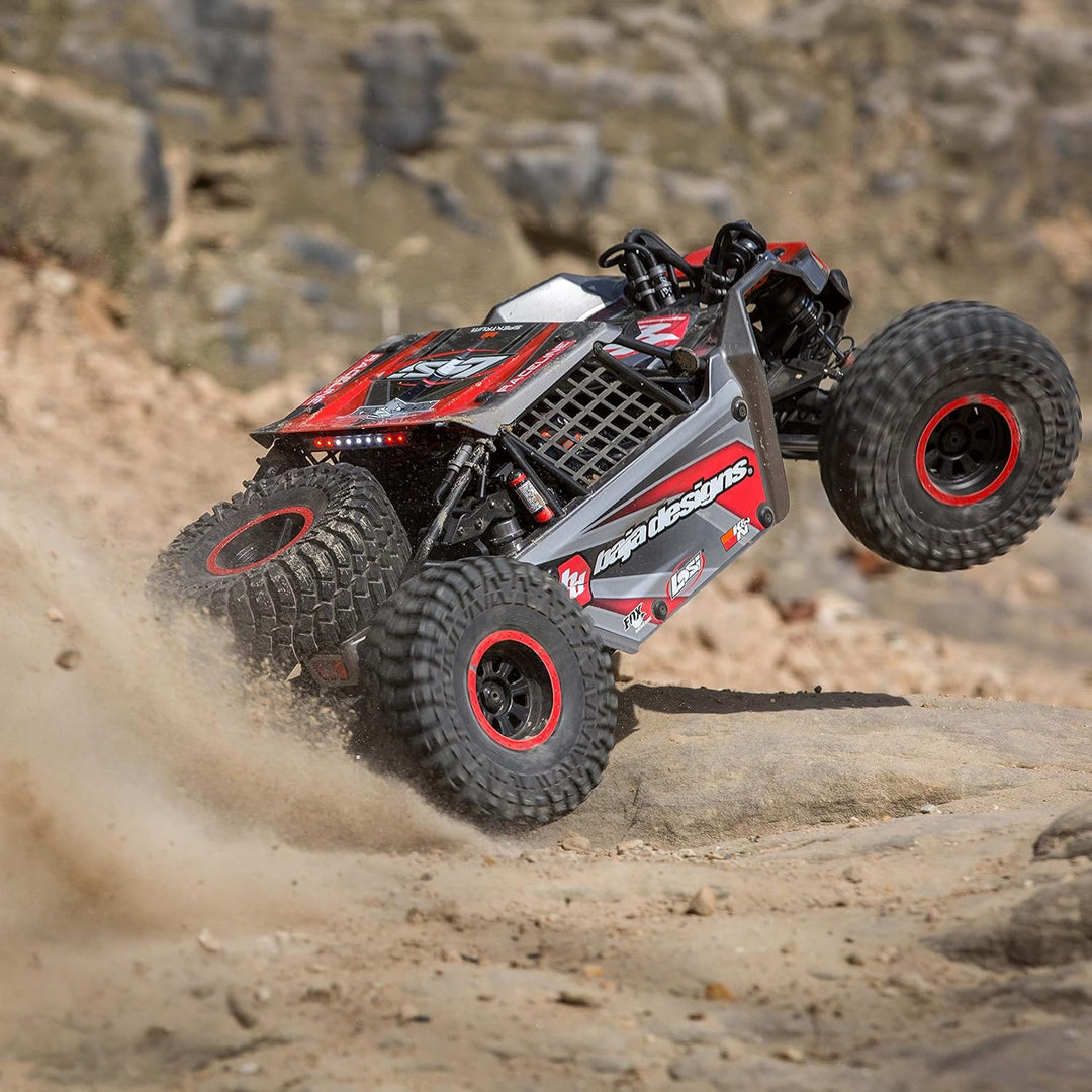 LOSI 1/6 Super Rock Rey V2 4X4 Rock Racer Brushless RTR, Gray
