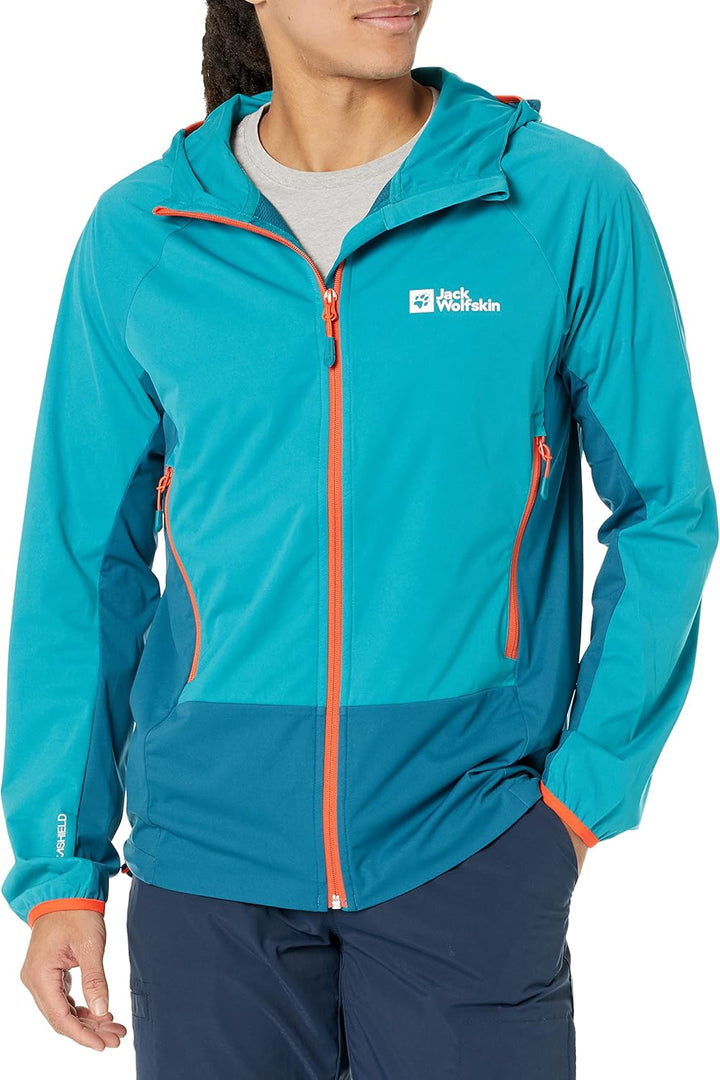 Jack Wolfskin Herren Eagle Peak Ii Jacke S Bay Blue, S Bay Blue