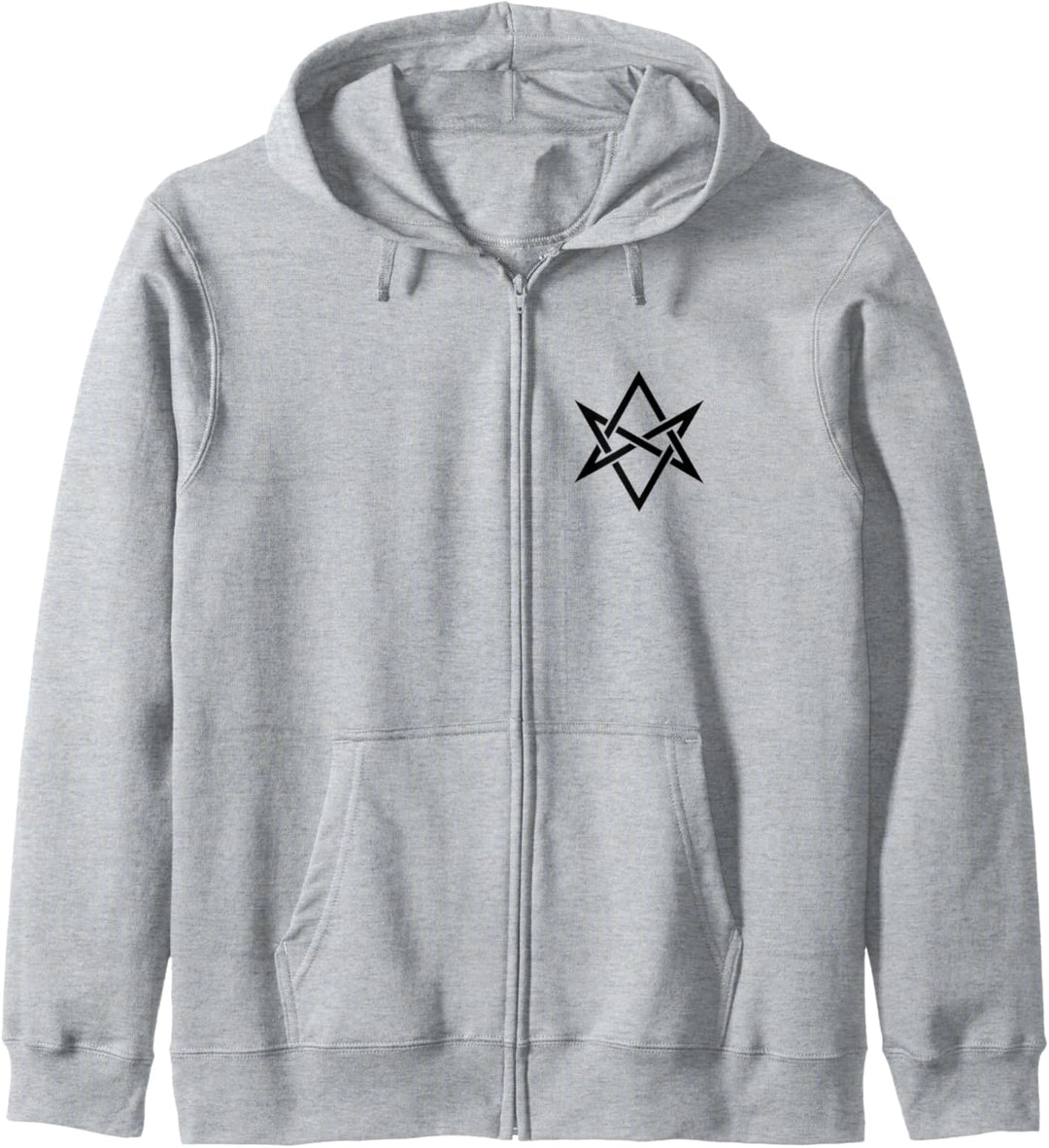 Unikursales Hexagramm Symbol Magie Mystik Okkult magick Kapuzenjacke