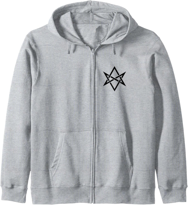 Unikursales Hexagramm Symbol Magie Mystik Okkult magick Kapuzenjacke