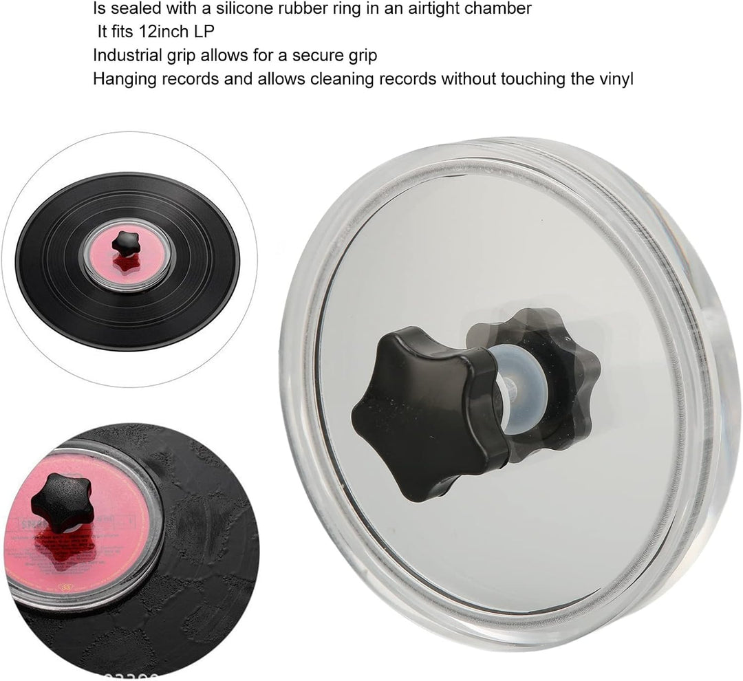 Focket Record Clean Label Saver, Record Cleaner Sparer Wasserdicht Label Saver Record Cleaner Clamp