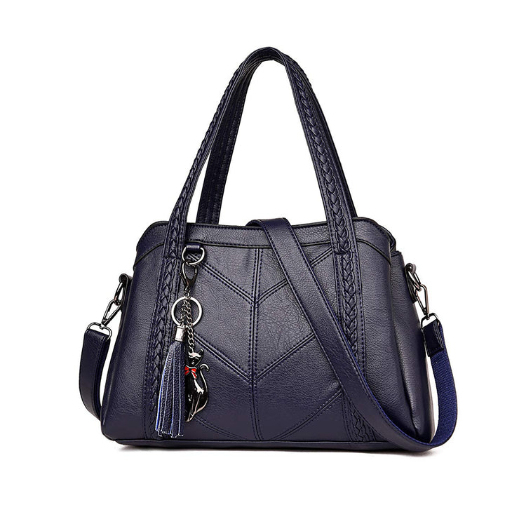 Coolives Damen Hobo Schultertasche Tasche mit Schultergurt Umhängetasche Handtasche aus PU-Leder EIN