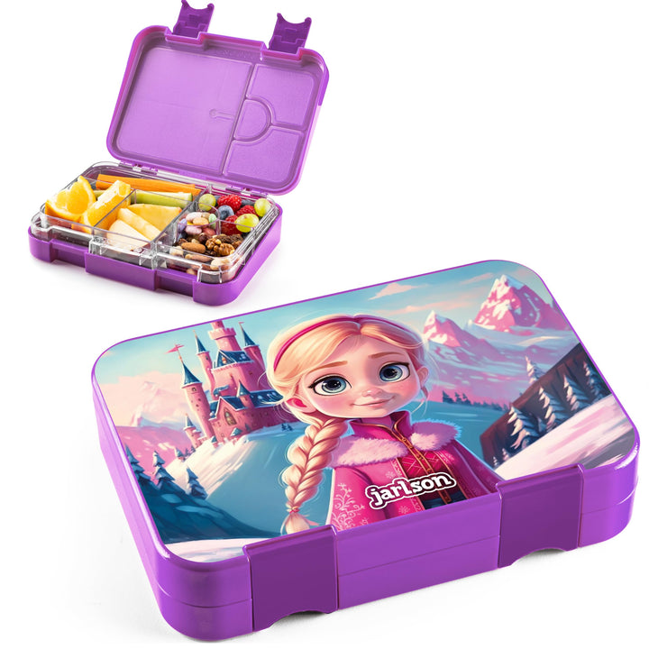 Jarlson® Brotdose Kinder mit Fächern TONI [AUSLAUFSICHER] - Bento Lunchbox mit Trennfächern - Frühst