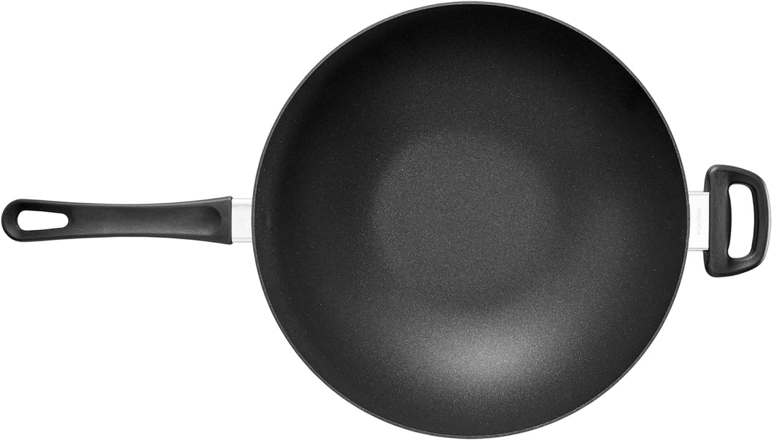 Scanpan 32301200 Wok mit Rost und Stäbchen - Classic, 32 cm 32 cm, 32 cm