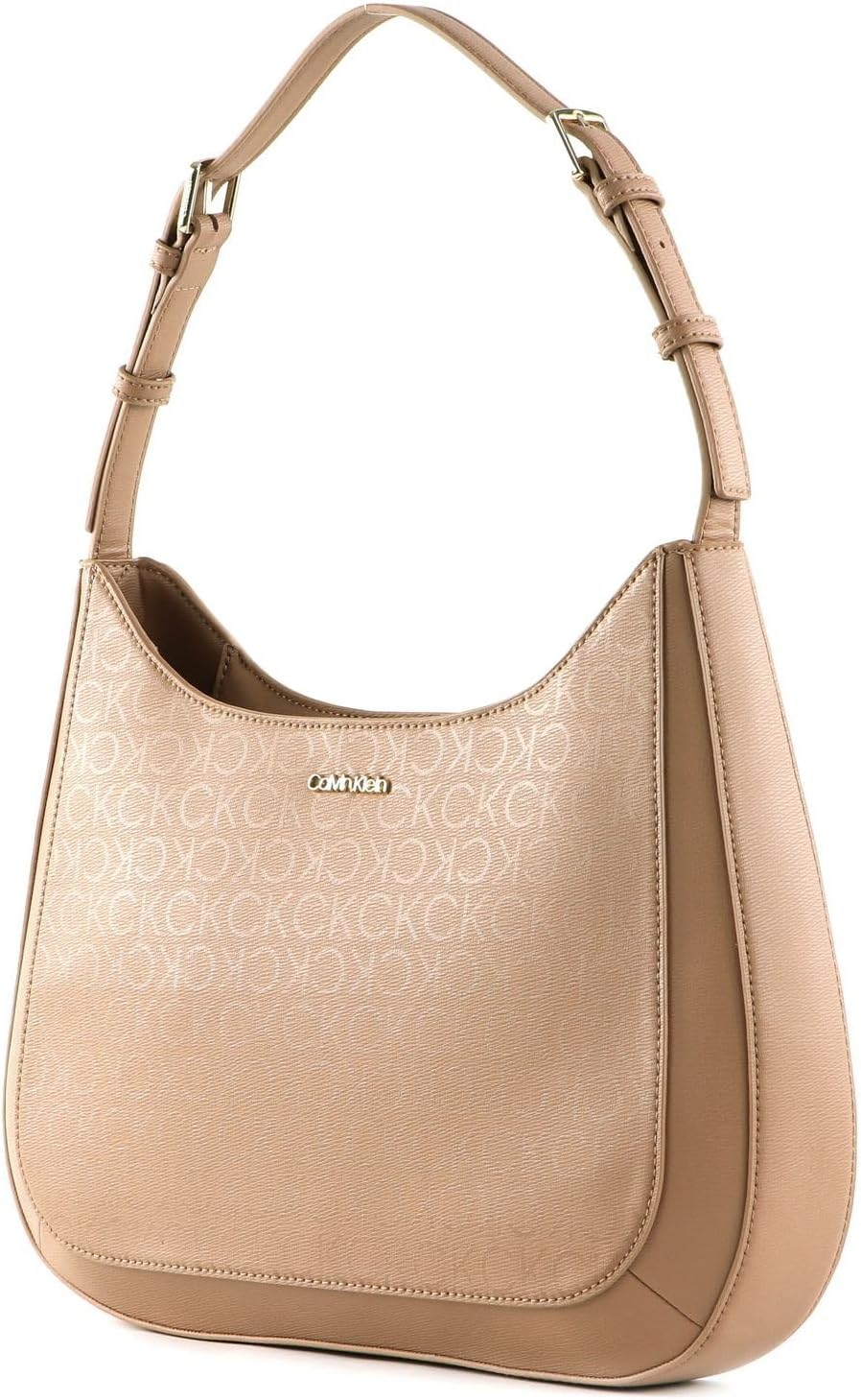 Calvin Klein CK Must Shoulder Bag M Safari Canvas Mono